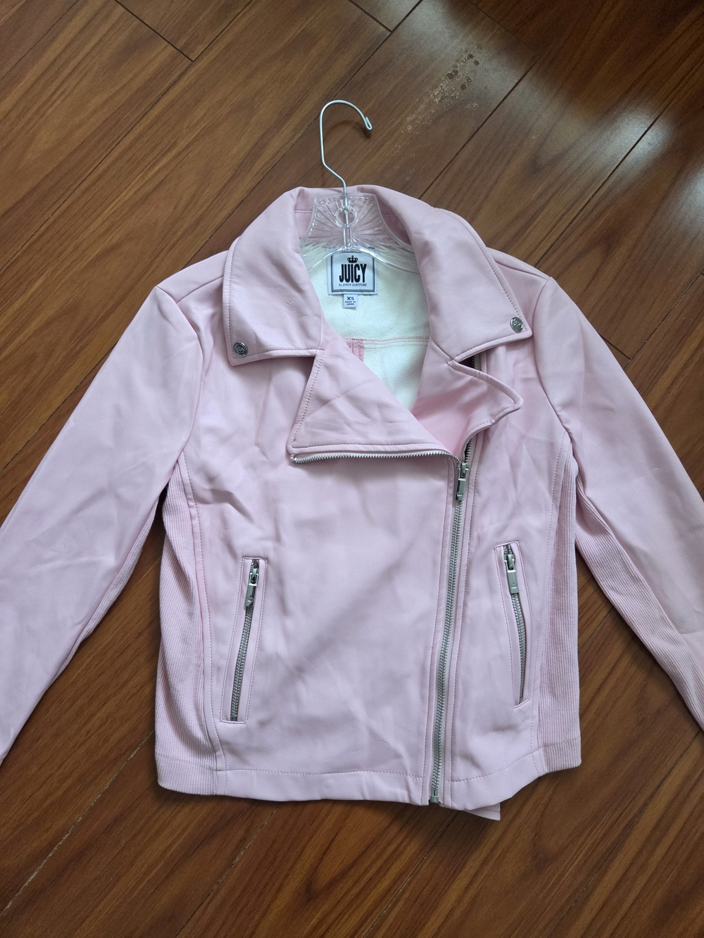 Juicy Couture Pink Moto Jacket
